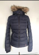 Tommy Hilfiger Navy Padded Fitted Jacket Size 8