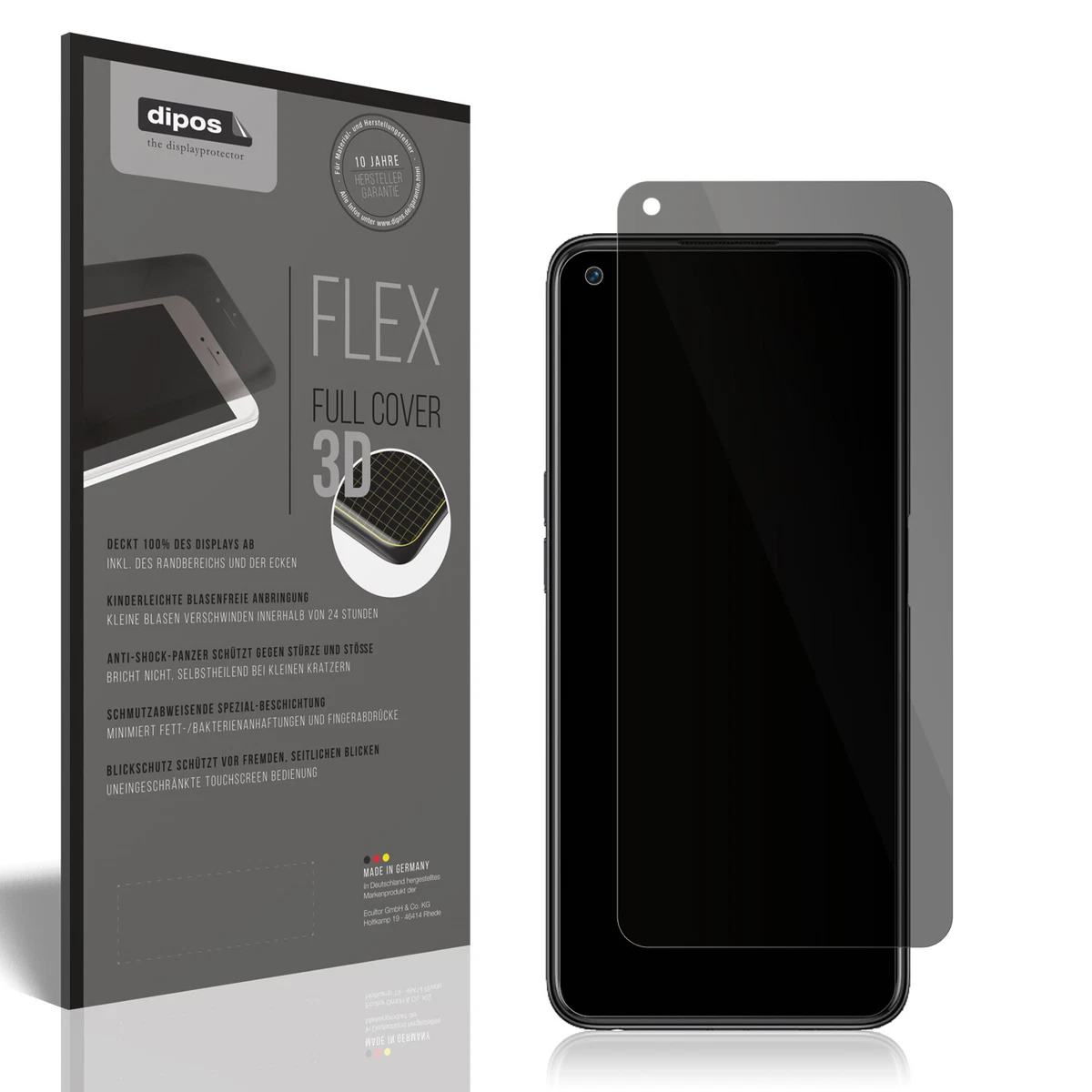 2x Pellicola Protettiva per OnePlus 8 Pro posteriore , rivestimento al 100