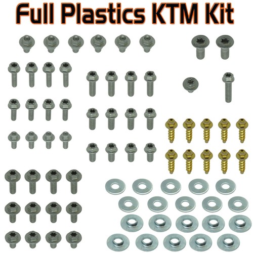 Body Bolt Kit fit KTM EXC plastics fender fork guard 125 250 300 350 ...