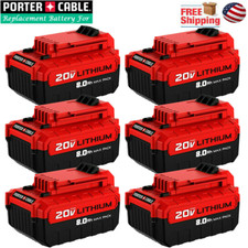 NEW 8.0Ah 20 Volt Lithium-Ion Battery for PORTER CABLE 20V Max PCC680L PCC685L