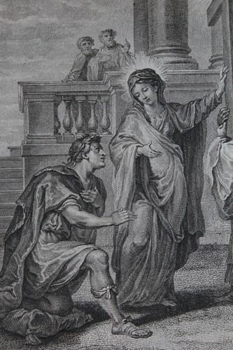 Kupferstich Nach Rubens Delignon Constantin Adore La Vraie Croix 1720 - Picture 5 of 10