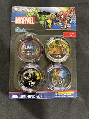 Marvel Slingers Medallion Blister Pack by Upper Deck Power Pack 