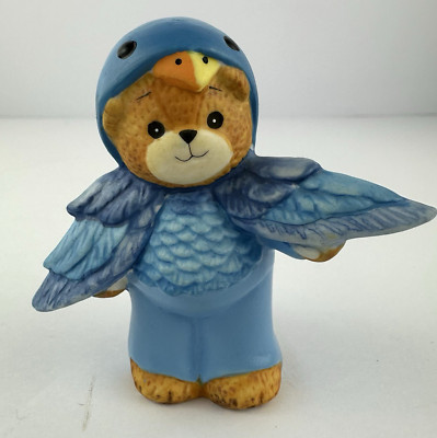 Vntg 1992 Lucy & Me Lucy Rigg Bear As Blue Jay Bird by Enesco.