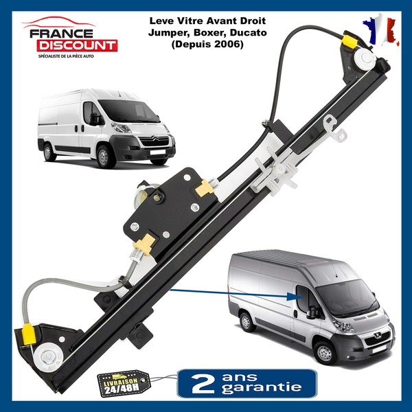 Fensterheber Vorne Rechts FüR Peugeot Boxer Citroen Jumper Fiat Ducato 2006-2014-image