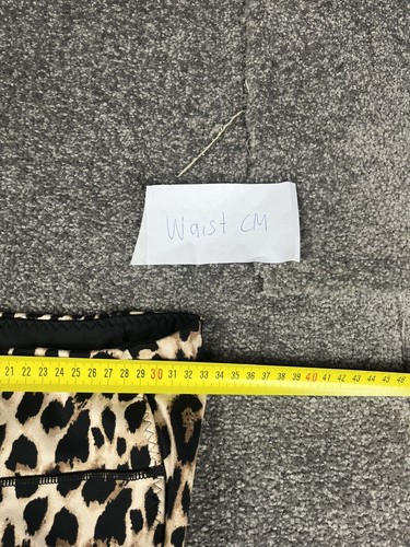 Victoria’s Secret Leggings Womens Size 10 High Rise Leopard Print Lace Tight - Picture 6 of 12