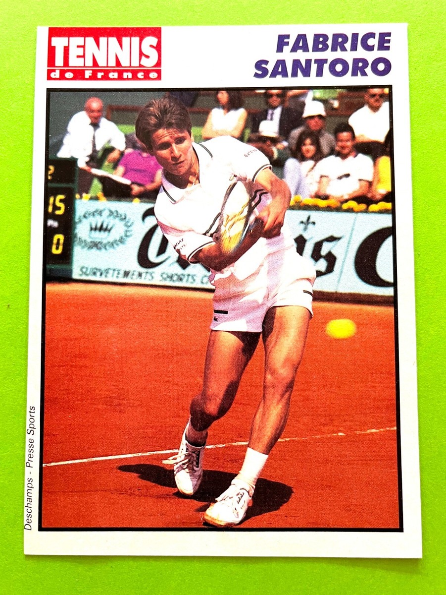 Le joueur de tennis Fabrice Santoro entouré de ses parents et son