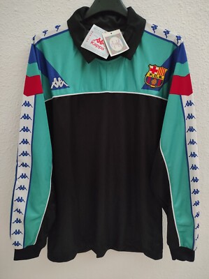 FC BARCELONA 1992-1993 BNWT goalkeeper Zubizarreta camiseta shirt