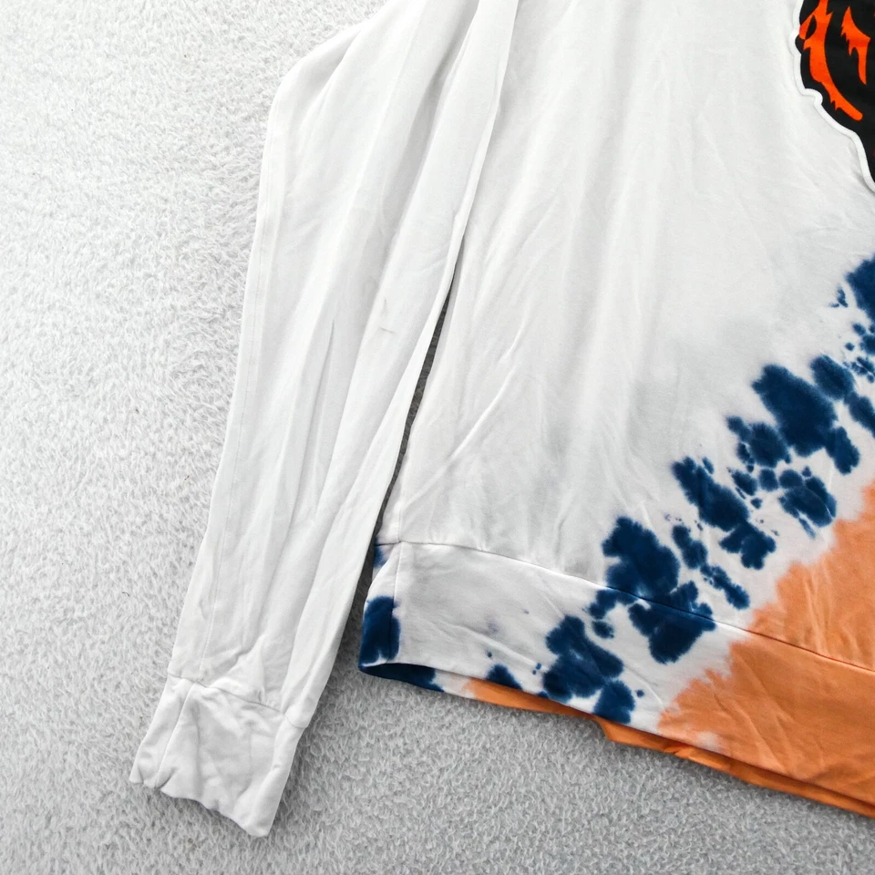 Sudadera para mujer Chicago Bears mediana blanca naranja suave elástica Certo NFL Top Foto 2 de 4