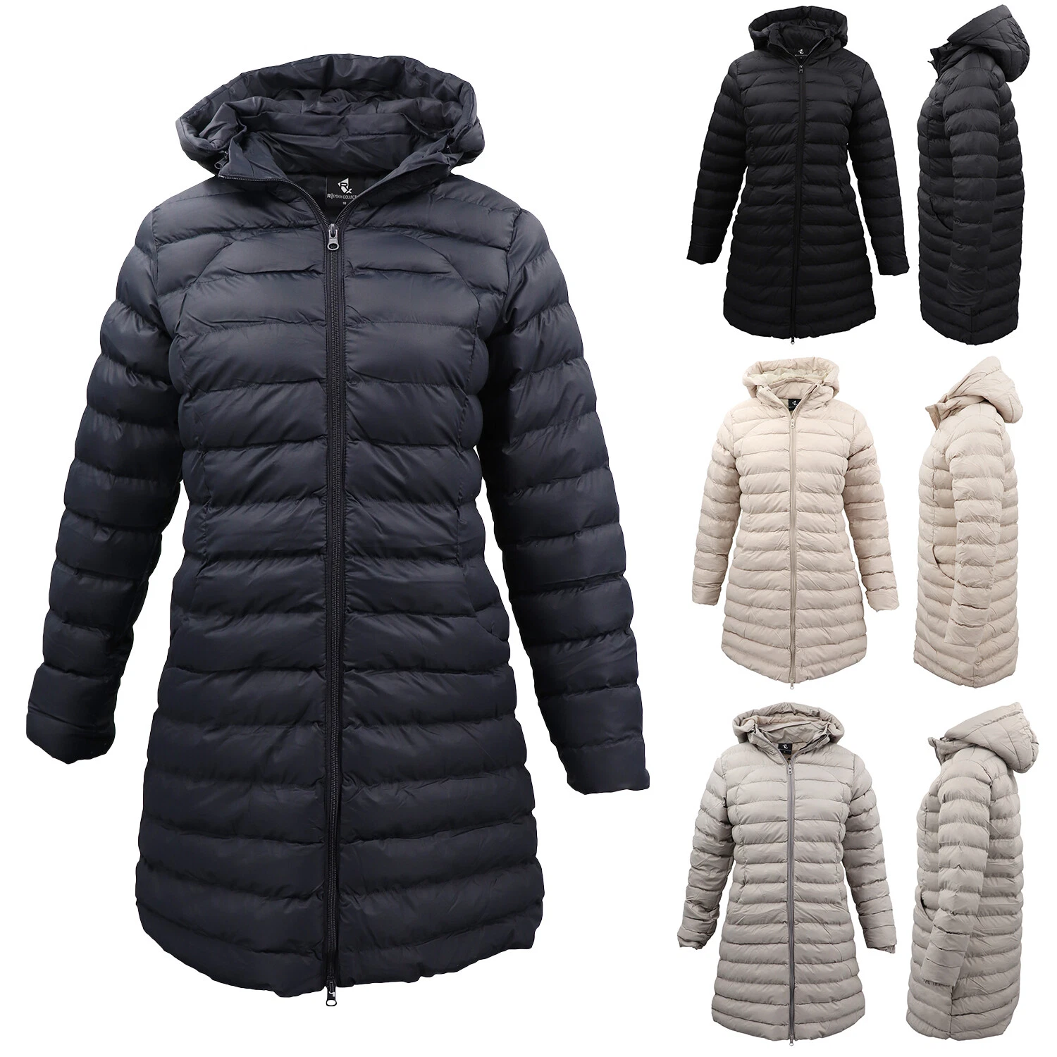 Women's Longline Padded Hooded Jacket Puffer Puffy Quilted Windproof Zip Coat
Opens in a new window