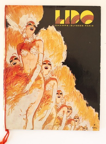 Kabarettprogramm LE LIDO 1973 Zeitschrift "GRAND JEU" SEHR GUTER ZUSTAND - Cover von GRUAU