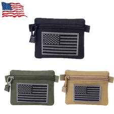 Tactical Molle Military Nylon EDC Pouch Small Organizer Pocket Belt Waist Bag