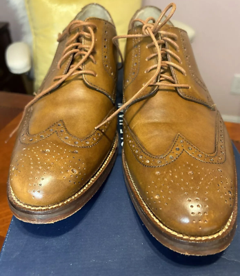 Cole Haan Shoes Men Madison Wing Ox II Size 11 British Tan Leather New Wingtip Cole Haan Men main image 3