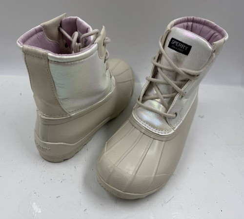 Stivali uomo Sperry Top Sider taglia 6M beige casual stringati stivali anatra SCK165287 - Foto 3 di 10