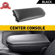 Leather Center Console Armrest Storage Box For 99-04 VW Jetta Bora Golf PASSAT