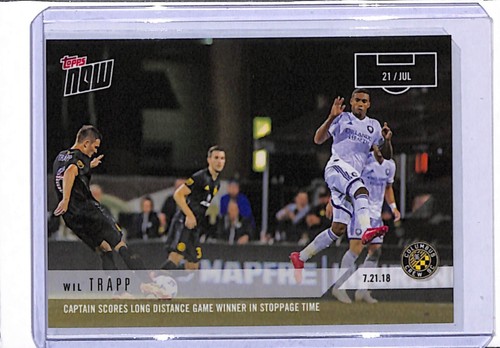 Wil Trapp MLS TOPPS NOW® Card 56 - Print Run: 81