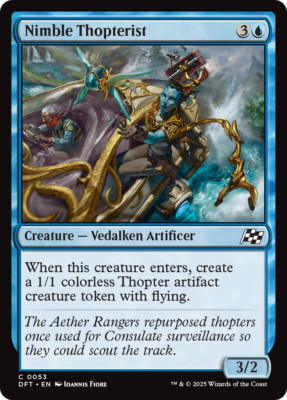 MTG - Aetherdrift (DFT) - Singles - Blue