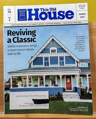 This Old House Magazine SUMMER 2021 Reviving a Classic Skillful Restoration brin - Image 1 of 4