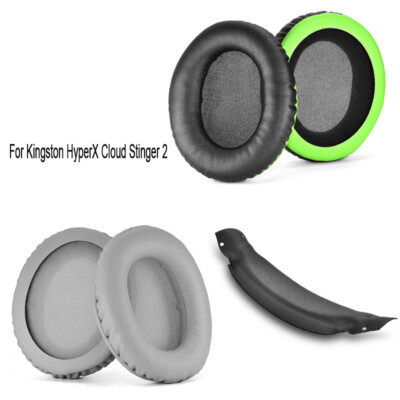 Ear Pads & Headband Cushion Cover for Kingston HyperX Cloud Stinger 2 Headphones