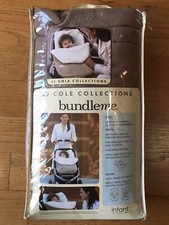 JJ Cole Collection BundleMe Baby Infant Car Seat Cover Blanket - Khaki