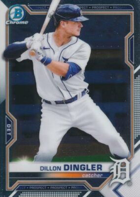 2021 Bowman CHROME PROSPECTS #72 DILLON DINGLER - Detroit Tigers