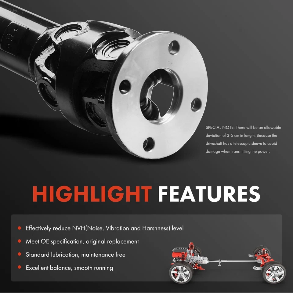 Реквизитный вал заднего привода в сборе для Ford Ranger Mazda B3000 1995-1997 4WD - Изображение 4 из 4