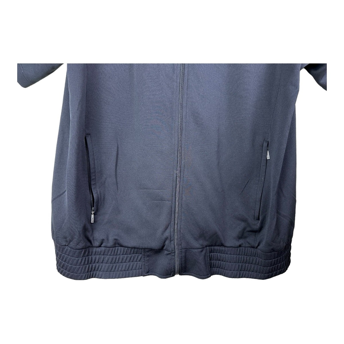 Nike Air Warmup Jacket Men XL Black Full Zip Track Short