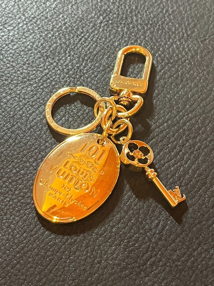 LOUIS VUITTON Key ring holder chain Bag Charm AUTH Porto Cle LOUIS VUITTON Key ring holder chain Bag Charm AUTH Porto Cle