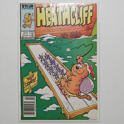 Heathcliff #14 [Newsstand Variant] Star Comics (Marvel, 1987) - F/VF