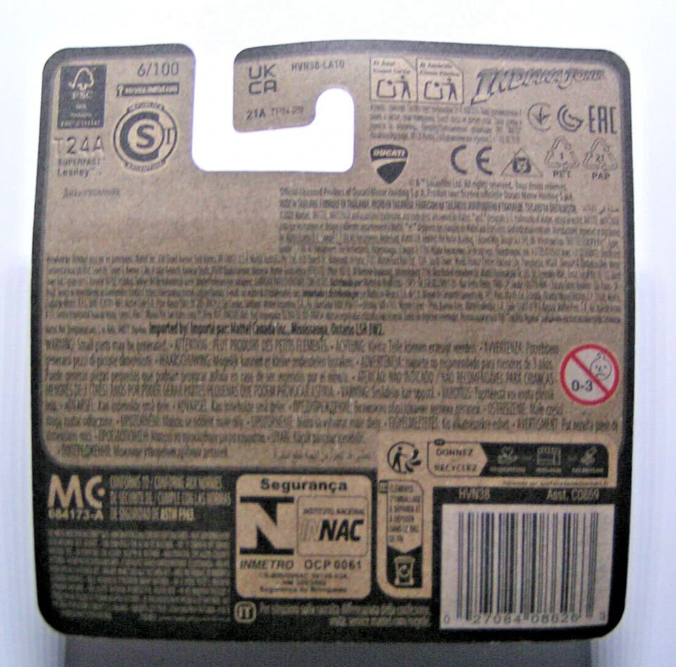 Matchbox - Ducati Scrambler - 6/100 - Indiana Jones Themed 2024 - HVN38 - Bild 2 von 2