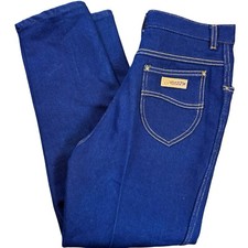 Vintage PS Gitano Petite 31x27 Dark Indigo Super High Rise Tapered Leg Mom Jeans