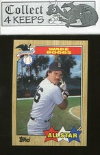 1987 Topps #608 Wade Boggs All-Star (HoF Boston Red Sox)