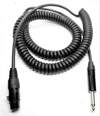 Cavo Microfono Cavo Spirale XLR-Femmina - Jack