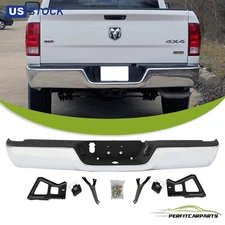 Chrome Rear Step Bumper Assembly For 2009-2018 Dodge Ram 1500 2010-12 2500 3500