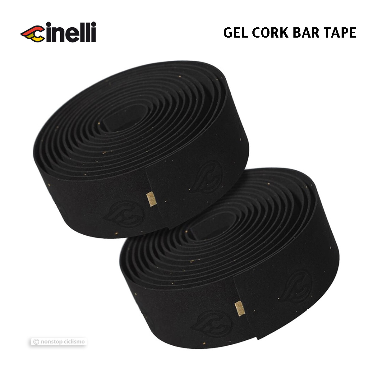 Cinelli GEL CORK Bicycle Handlebar Tape : BLACK