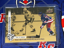 Brennan Othmann 2023-24🔥Upper Deck 🏒Game Dated Moments GOLD Rookie Debut #45