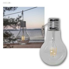 Lampada a sospensione solare LED FILLE lampadina decorativa vetro lampada da tavolo per esterno ed interno