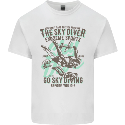 Die Skydiver Extreme SPORTS Fallschirmspringen Kinder T-shirt Kinder - Afbeelding 1 van 3