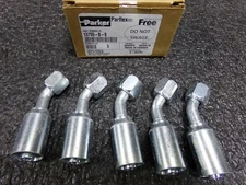 55 Series 13755-8-8 LOT OF 5 Female JIC 37° - Swivel - 45° Elbow - Short D