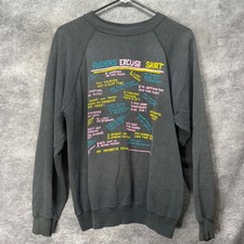 Vintage 1987 Hanes Riders Excuse Shirt Horse Equestrian Sweatshirt Size L USA