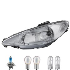 Scheinwerfer links inkl. Premium Lampen für Peugeot 206 CC 2D mit Blinker
