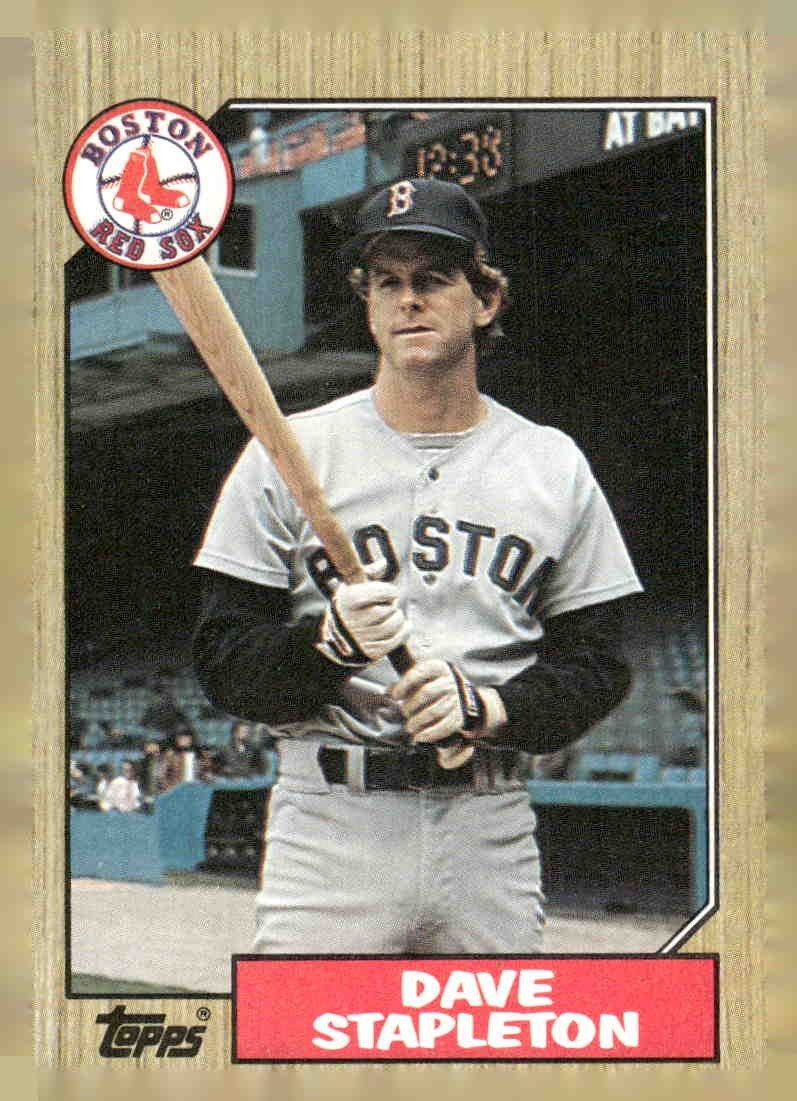 1987 Topps #507 Dave Stapleton