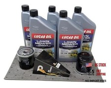 Lucas 5-Quart 20W-50 Hydrostatic Transmission Fluid Change Kit with 2-Filters,