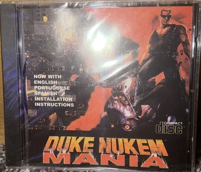Duke Nukem Mania Compact Disc Video Game CD Rom 1997 Brand New Sealed Vintage DN