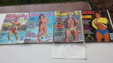 S3/ 4 magazines vintages musculation LE MONDE DU MUSCLE 1989, 1992 et 1996.