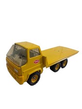 Vintage 1970s Tonka Flatbed Metal Toy Truck Pressed Steel