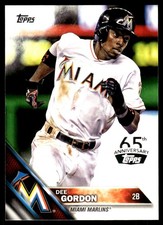 Dee Gordon 2016 Topps #147 Miami Marlins MLB READ FREE SHIPPING AutographDen