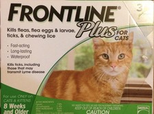 FRONTLINE Plus for Cats  Kitten Flea and Tick Medicine 3 Doses 1 Month Supply