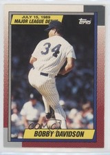 1989-90 Topps Major League Debut 1989 Box Set Bob Davidson #29 0a3