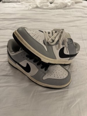 Nike Dunk Low Wolf Grey White Black Men s Size 9.5 Sneakers