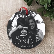 Baby Announcement Pregnancy Ornament Personalized Pregnancy Reveal Christmas ...